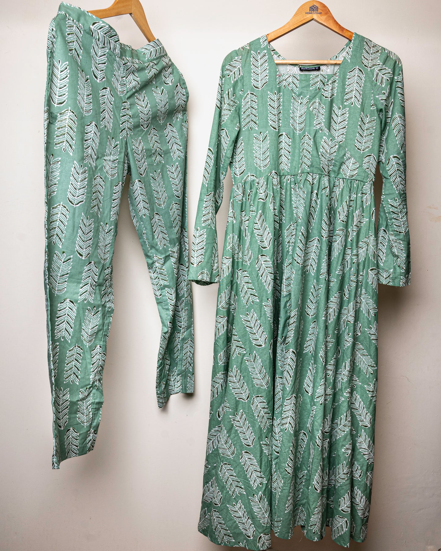 Leafy Blossom Anarkali Kurti